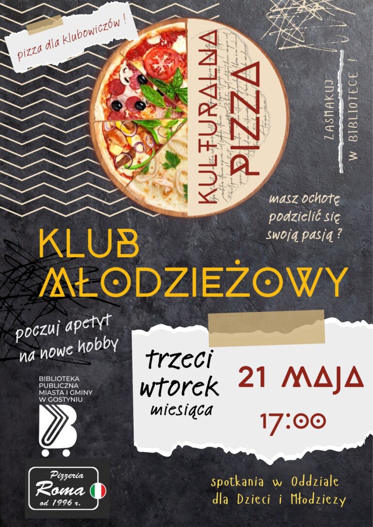 Kulturalna Pizza - maj 2024